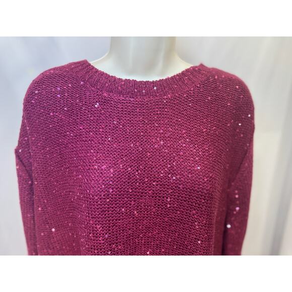 NEW Simply Couture Sequin Knit Sweater with Bow Back Detail - Size 3XL (NWT) - Picture 9 of 12
